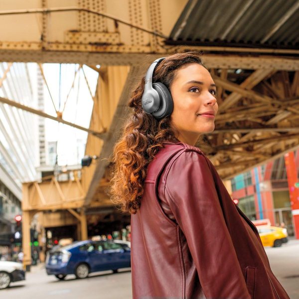 JBL Everest 750 Over-Ear Wireless Bluetooth Headphones (Gun Metal) - Image 4
