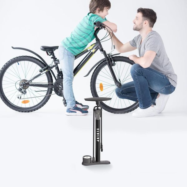 CLOLOP Bike Floor Pump with Gauge,Bike Air Pump Tire Pump Inflator, for - Image 6