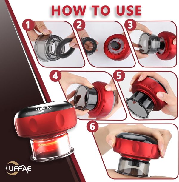 5-in-1 Electric Cupping Therapy Set, Smart Cupping Therapy Massager, 12 - Image 8