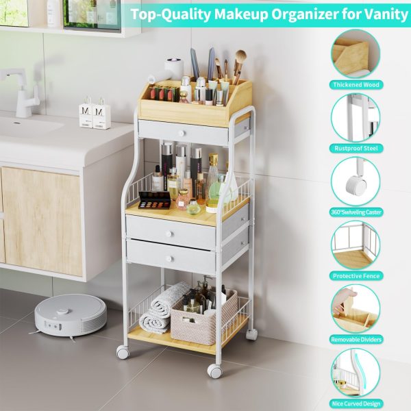 HapiRm Floor Makeup Organizer Storage - Skincare Make Up Organizers and - Image 5