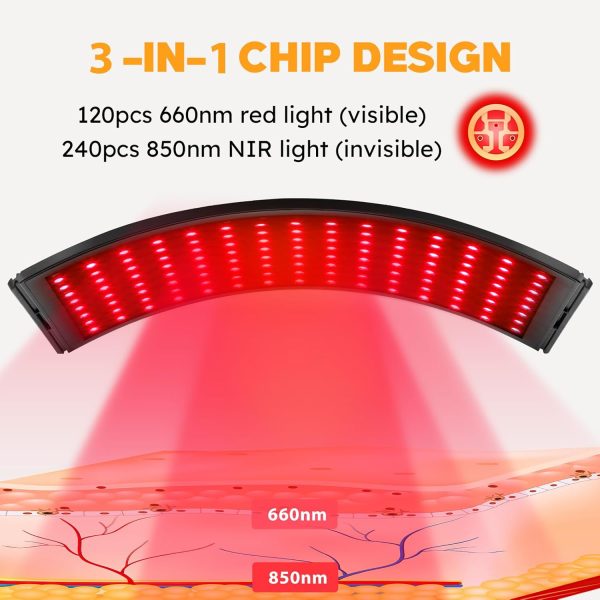 Red Light Therapy for Face,Infrared Red Light Therapy Lamp for Body,Red - Image 4