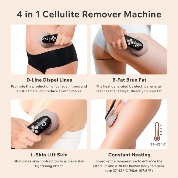 Depsoul Cordless Body Massager - Handheld Cellulite Massager with 4 Modes - Image 3