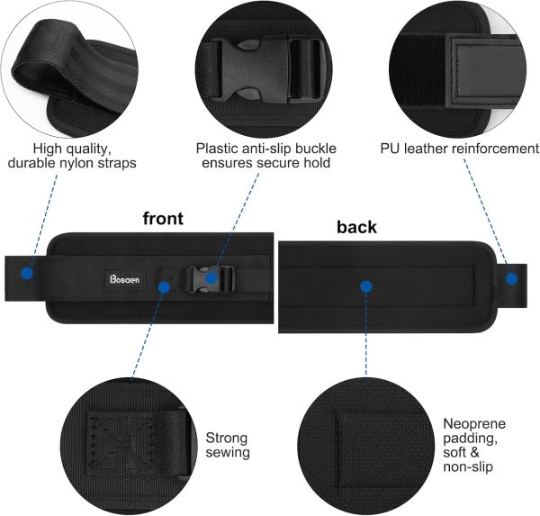 Hip Thrust Belt, Dumbbell Belt with 6.5mm Thick Non-slip Padding for Safety - Image 4