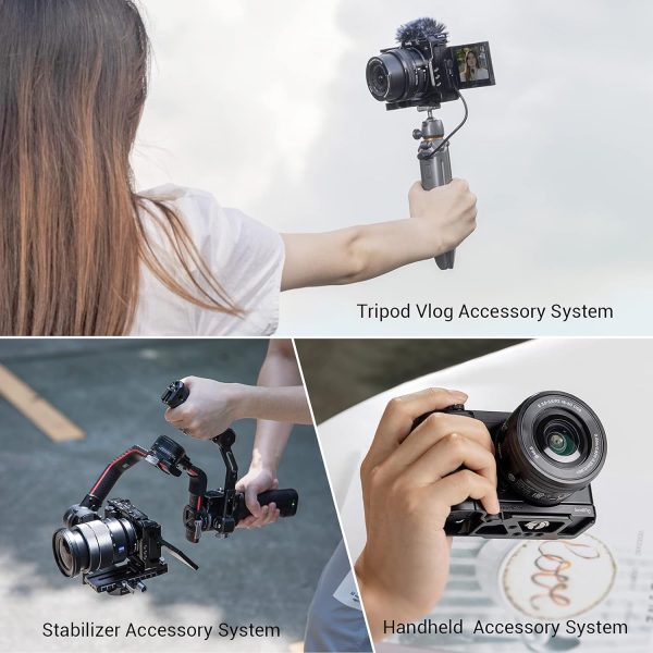 SMALLRIG ZV-E10 Cage with Silicone Handle and Built-in Threaded Holes, Cold - Image 7