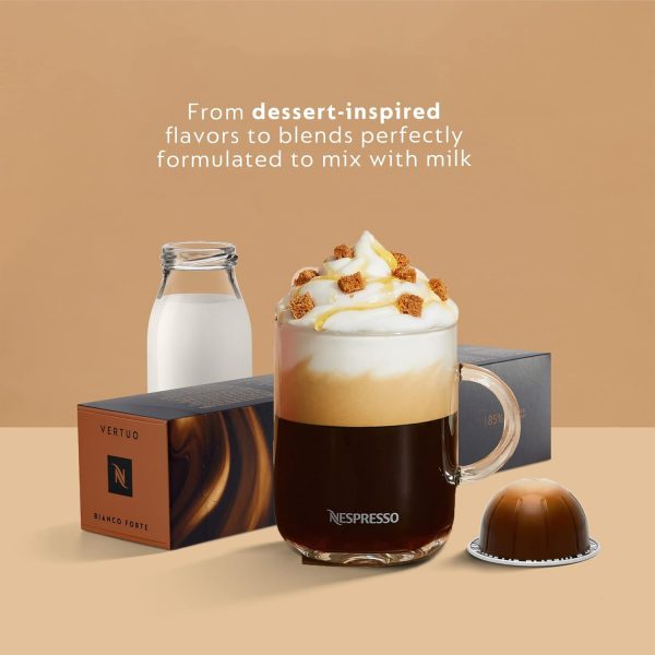 Nespresso Vertuo Pop+ Deluxe Coffee and Espresso Maker by Breville, Titan - Image 7