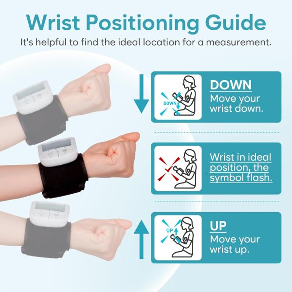 Easy@Home Wrist Blood Pressure Monitor: Easy@Home Bluetooth Smart Large - Image 5