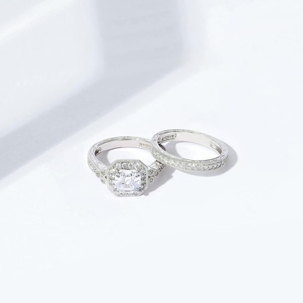 Amazon Essentials Platinum or Gold Plated Sterling Silver Antique Ring set - Image 10