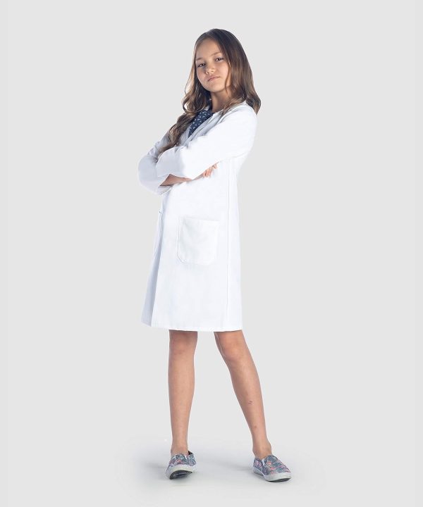 Dr. James Premium Unisex Lab Coat for Kids, Multiple Pockets, Classic Fit, - Image 5
