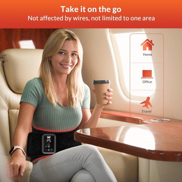 Red Light Therapy Belt, Wireless Rechargeable Infrared Light Therapy Device - Image 7