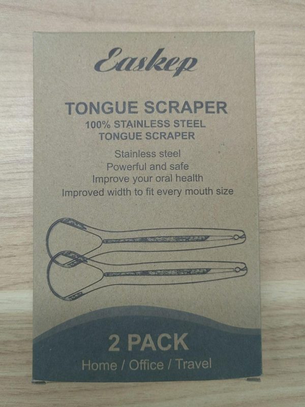 Tongue Scraper (2 Pack), Wide-Head Tongue Cleaner with Nice Carrying Box, - Image 8