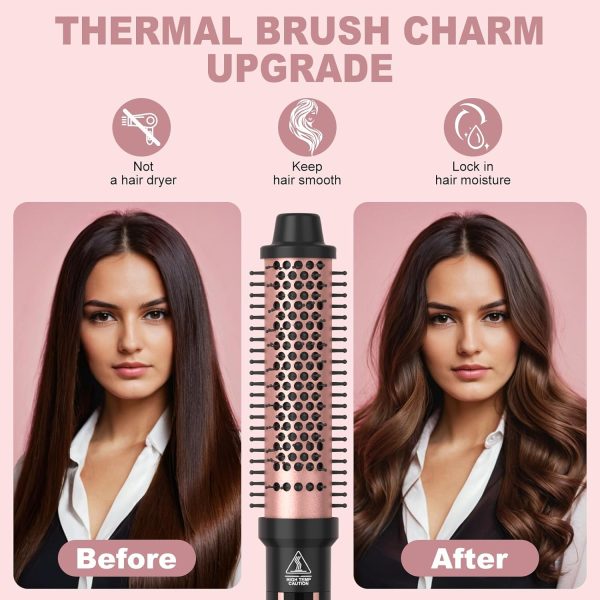 5 in 1 Curling Iron, Curling Wand Set with Hair Straightener, Curling Brush - Image 8