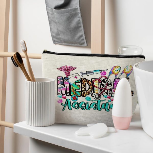 Medical Assistant Gifts, Trendy Western Medical Assistant Makeup Bag, Nurse - Image 3