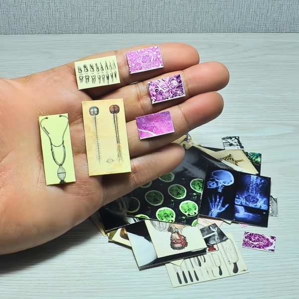 57 Pcs 1/6 Scale Miniature Vintage Medical Posters - Realistic Mini Things - Image 6