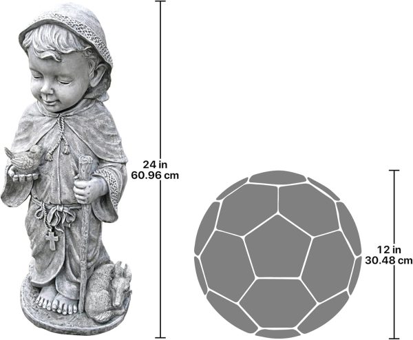 Design Toscano Baby Francis of Assisi Animal Patron Religious Garden - Image 3