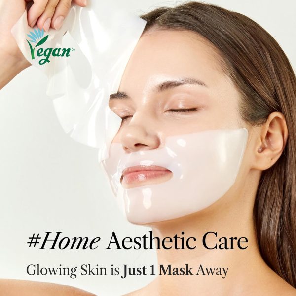 The Face Shop At Home Aesthetics Vegan Collagen Face Mask, Korean Glass - Image 2