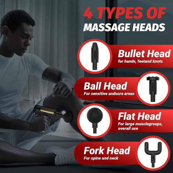 Massage Gun, Small Travel Massage Gun, Massage Gun Deep Tissue,Percussion - Image 4