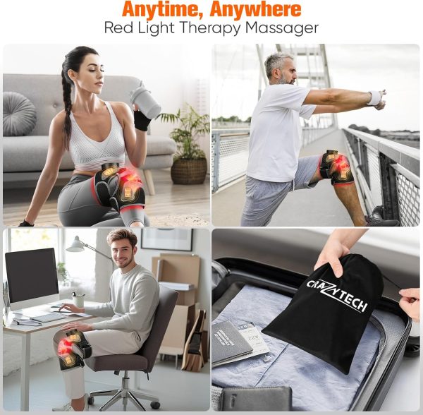 Upgraded Red Light Therapy Knee Brace - Knee Massager with 4 Vibration - Image 7