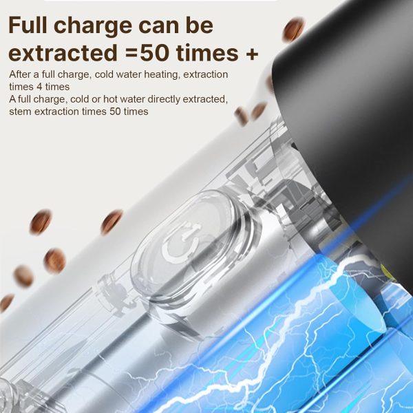Portable Coffee Machine for Car Home Travel 3 in 1 Cordless Electric Coffee - Image 8