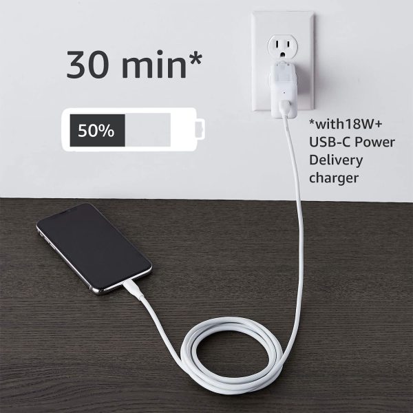 Amazon Basics USB-2.0 Type C to Lightning Cable (MFi Certified), 6 Feet, - Image 5