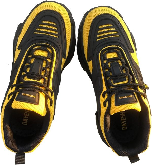 Mamba 24 Mens Wide Walking Shoes Height Increasing Luxury Mech Sneakers - Image 3