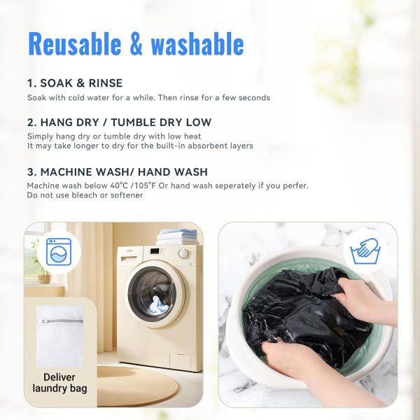 Incontinence Underwear for Men Washable with Front Fly Mens Incontinence - Image 3