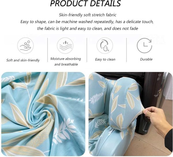 Full Body Shiatsu Massage Chair Cover, Zero Gravity Chair Cover Removable - Image 3
