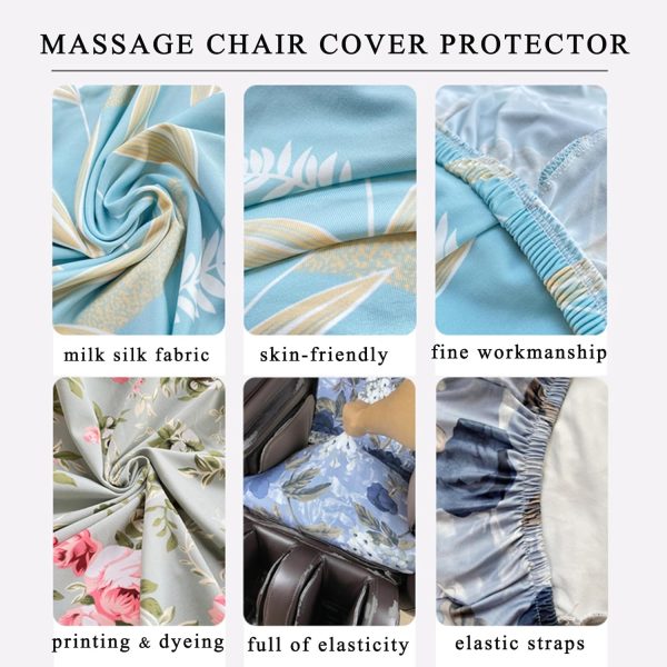 Shiatsu Massage Chair Protector,Dust Proof Massage Chair Cover Zero Gravity - Image 4