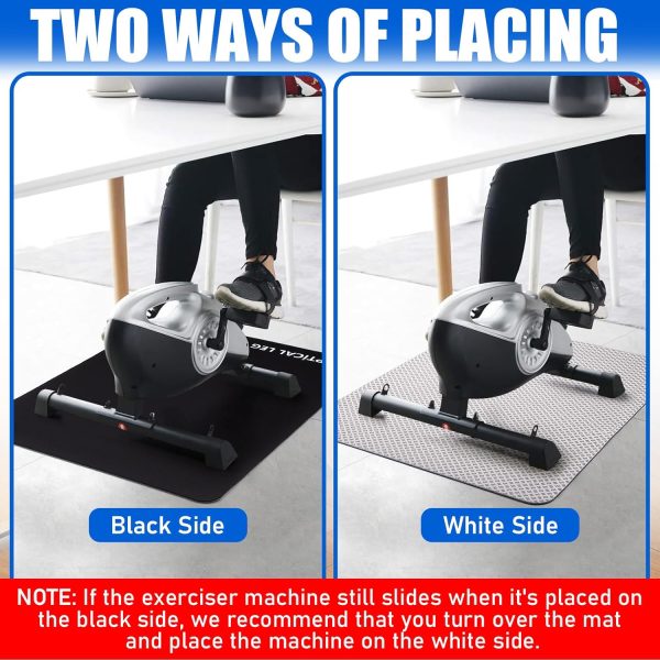 Non-Slip Workout Mat for Ellipse Leg Exerciser, Ellipse Machine Mat, - Image 2