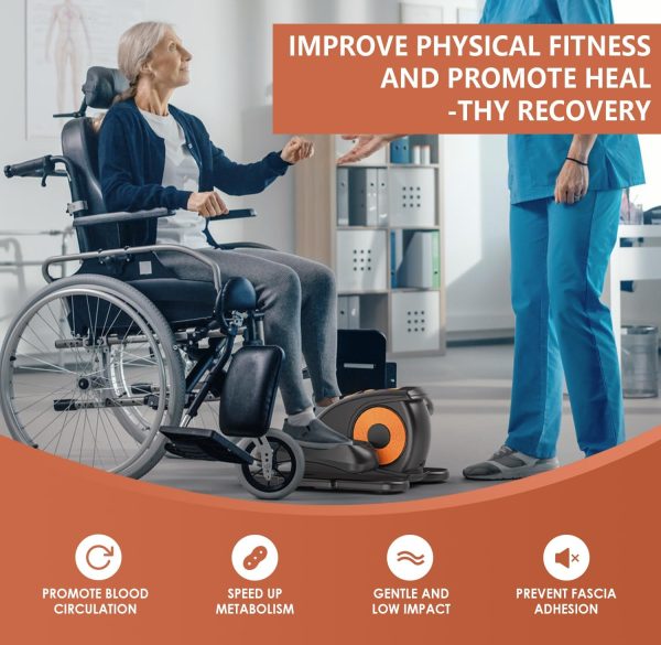 Under Desk Elliptical Machine for Home,Ellipse Leg Exerciser for Seniors - Image 5
