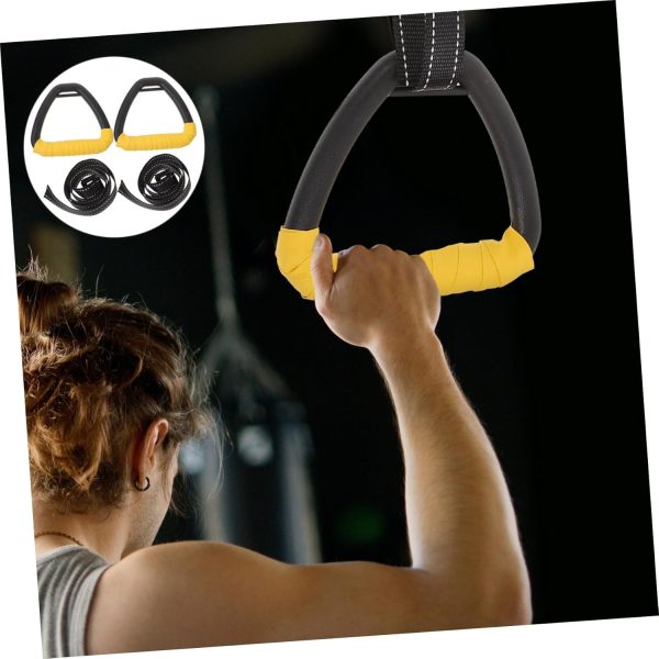 BESPORTBLE 1 Set Traction Ring Handle Rings Fitness Ring Gymnastics - Image 6