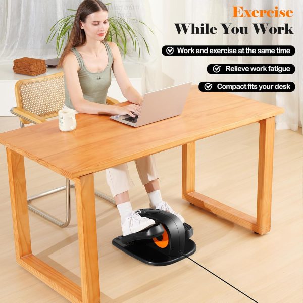 Under Desk Elliptical Machine, Ellipse Leg Exerciser for Seniors Fully - Image 3