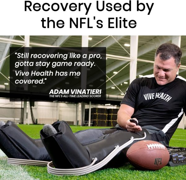 Vive Leg Recovery System for Athletes - Sequential Compression Device SCD - Image 3