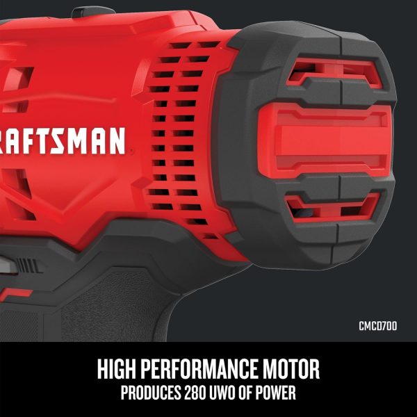 CRAFTSMAN V20 MAX Cordless Drill and Impact Driver, Power Tool Combo Kit - Image 7