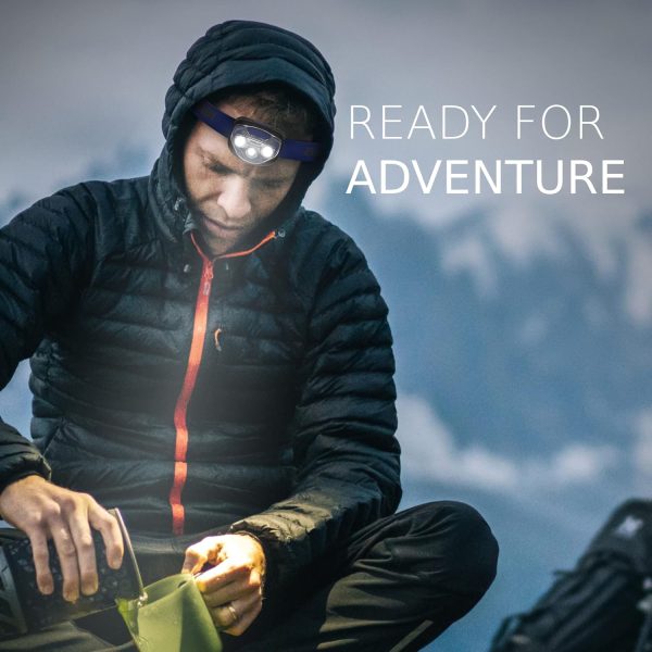 EVEREADY LED Headlamps Pro200 [5-Pack], IPX4 Water Resistant, Bright and - Image 2