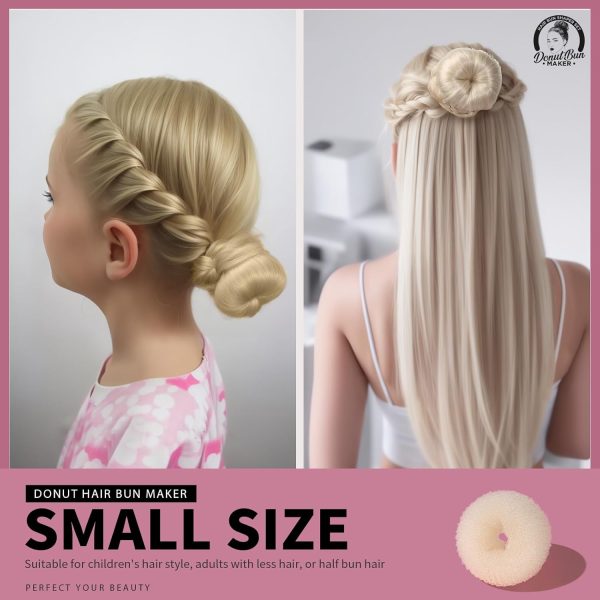 Teenitor Hair Bun Shaper Set with Extra-large, Large, Medium, Small - Image 5