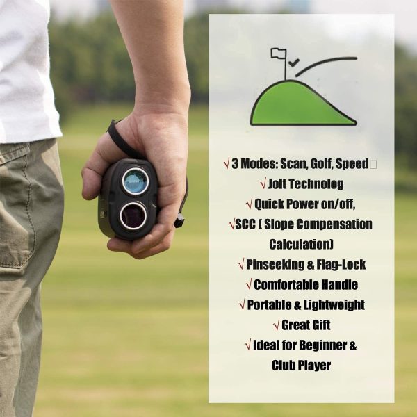 Gogogo Sport Vpro GS03 Laser Golf/Hunting Rangefinder, 1000/1200 Yards - Image 7