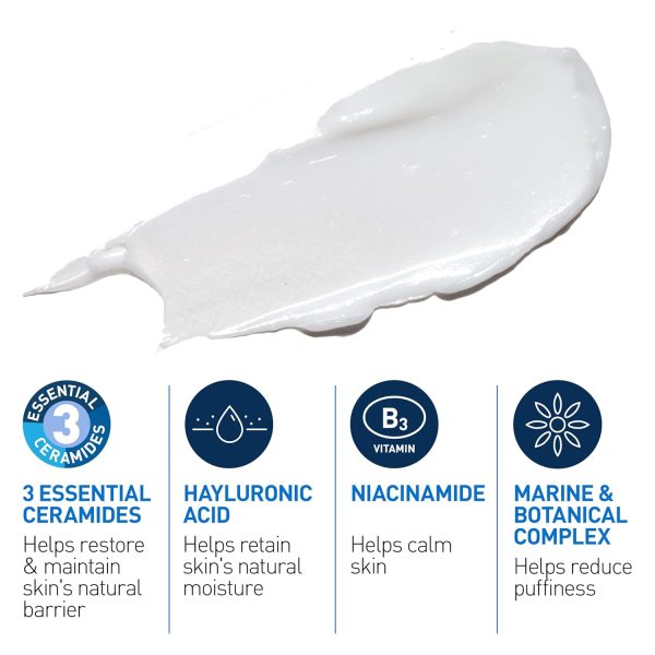 CeraVe Eye Repair Cream | Under Eye Cream For Puffiness And Bags Under Eyes - Image 3