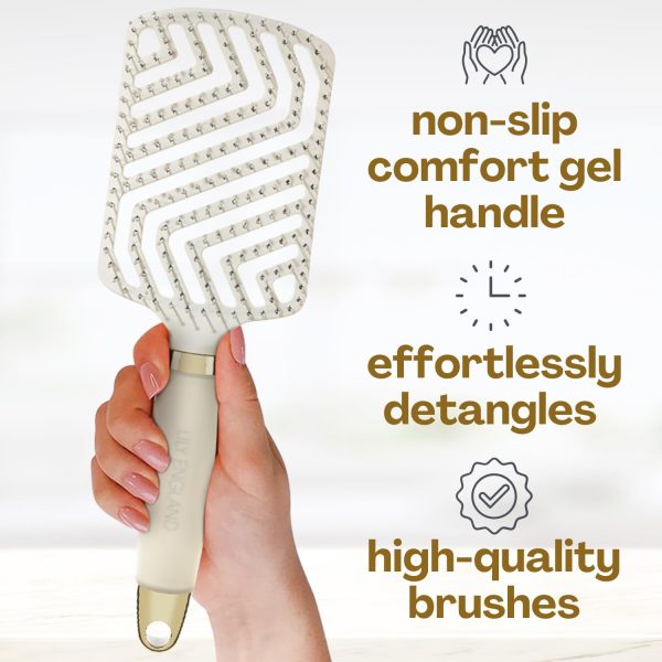 Luxury Hair Brush Gift Set for Women & Girls - Lily England 4-Piece - Image 2