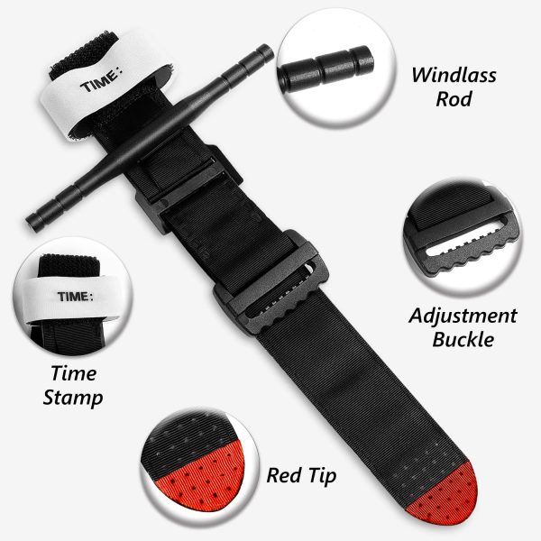 Tourniquets, Military Emergency Tourniquets for Combat, Tactical Hemostatic - Image 3