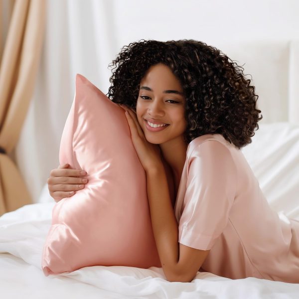 BEDELITE Satin Pillowcase for Hair and Skin, Super Soft and Cooling Similar - Image 6