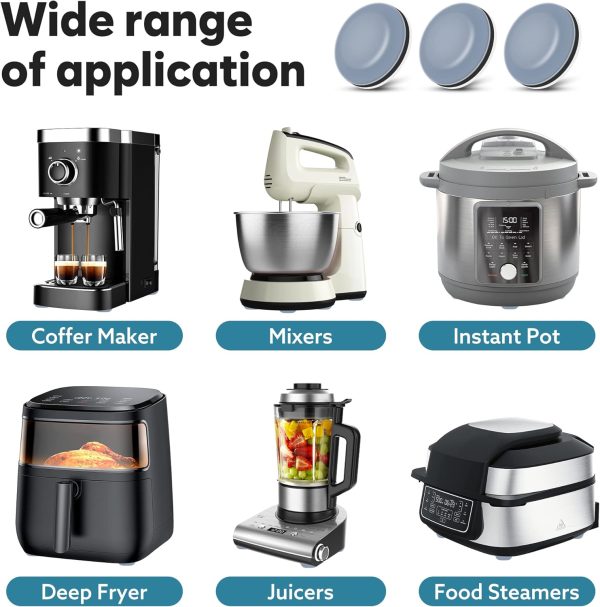 Appliance Sliders for Kitchen Appliances 24 PCS Self-Adhesive Small Kitchen - Image 3