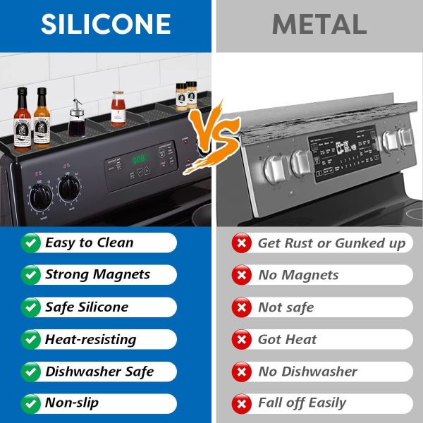 Hydream Stove Top for Silicone Shelf,30 Inch Magnetic Shelf Over the Stove - Image 4