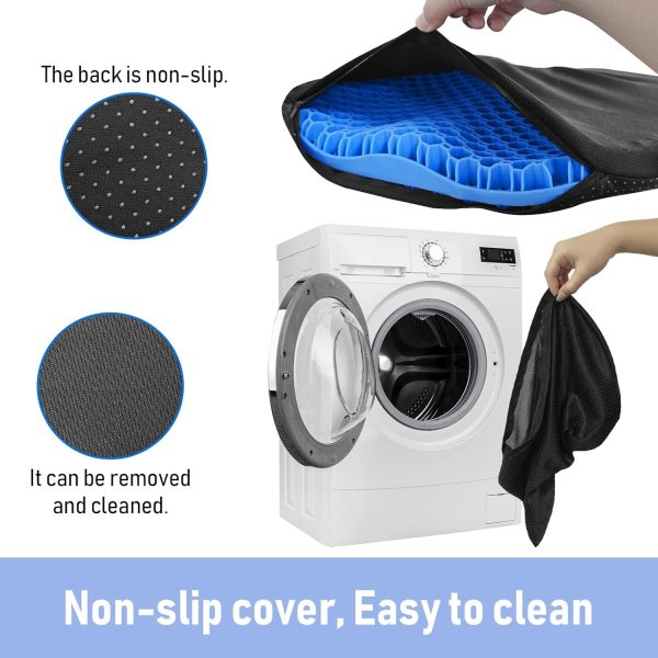 NEW-Vi Anti-Slip Kayak Seat Cushion - Waterproof Thicken Gel Boat Kayak - Image 4