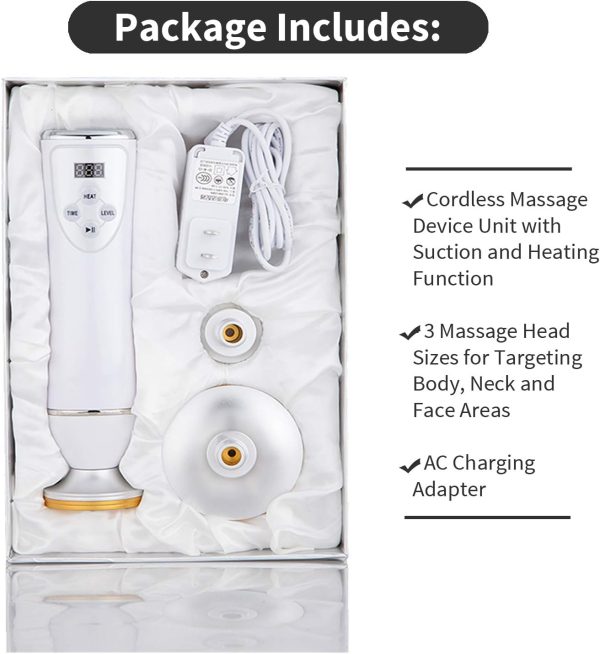 3 in 1 Electric Gua Sha Scraping and Vacuum Cup Therapy Machine with Heat – - Image 2