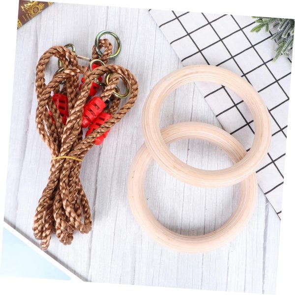 BESPORTBLE 1 Pair Indoor Fitness Ring Gymnastics Pole Climbing Frame - Image 9