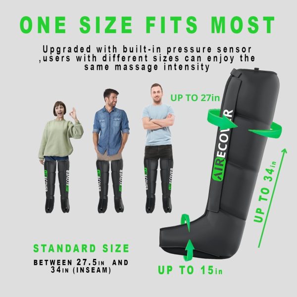Leg Compression Massager for Circulation, Air Compression Boots, Lymphatic - Image 6