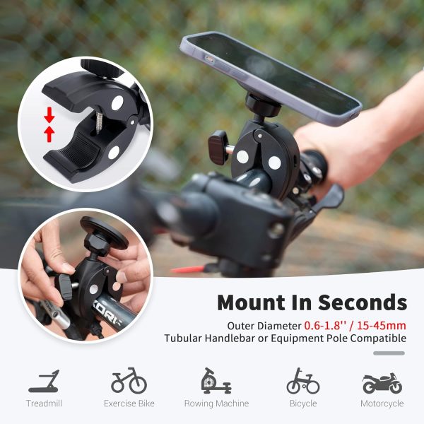 Phone Holder Mount Magnetic Accessories: Fitness Equipment Gym Motorcycle - Image 7