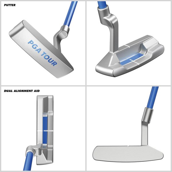 PGA Tour G1 Series Blue Kids Golf Club Set | Right and Left Handed Options - Image 6