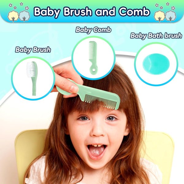 Baby Healthcare and Grooming Kit, 20 in 1 Baby Safety Set Newborn Nursery - Image 3