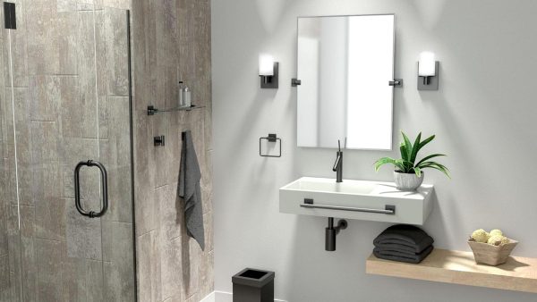 Gatco 5611MX Mode Towel Bar, 18 Inch, Matte Black - Image 4